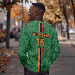 Custom Zambia Football Sweatshirt Go Chipolopolo