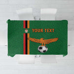 Custom Zambia Football Tablecloth Go Chipolopolo