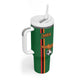 Custom Zambia Football Tumbler With Handle Go Chipolopolo