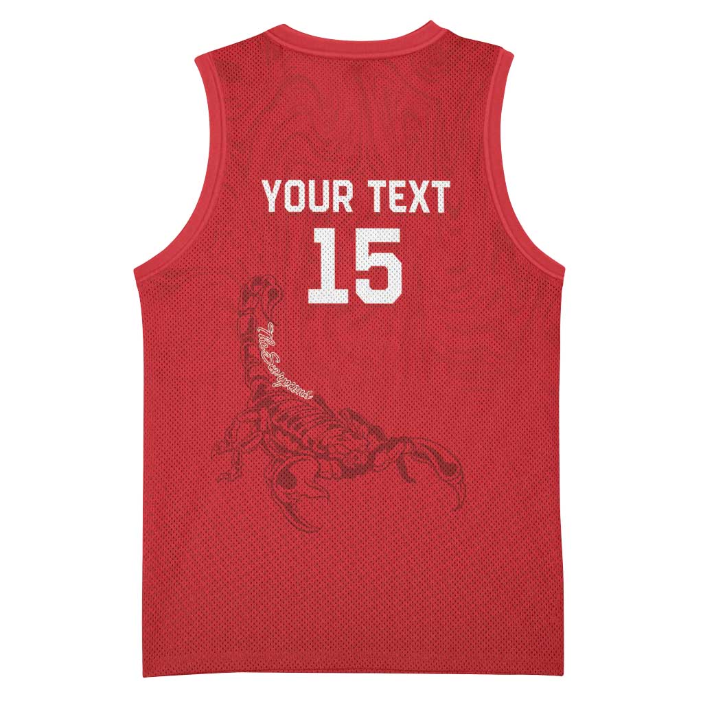 Custom Gambia Football Basketball Jersey Scorpions Never Die LT15