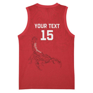 Custom Gambia Football Basketball Jersey Scorpions Never Die LT15