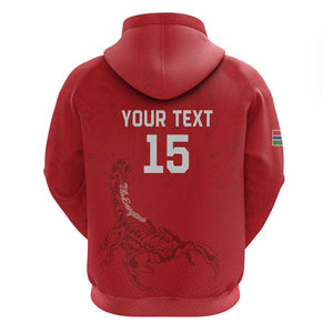 Custom Gambia Football Hoodie Scorpions Never Die