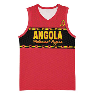 Custom Angola Football Basketball Jersey Viva Palancas Negras LT15