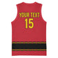 Custom Angola Football Basketball Jersey Viva Palancas Negras LT15