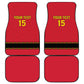 Custom Angola Football Car Mats Viva Palancas Negras