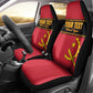 Custom Angola Football Car Seat Cover Viva Palancas Negras
