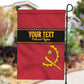 Custom Angola Football Garden Flag Viva Palancas Negras