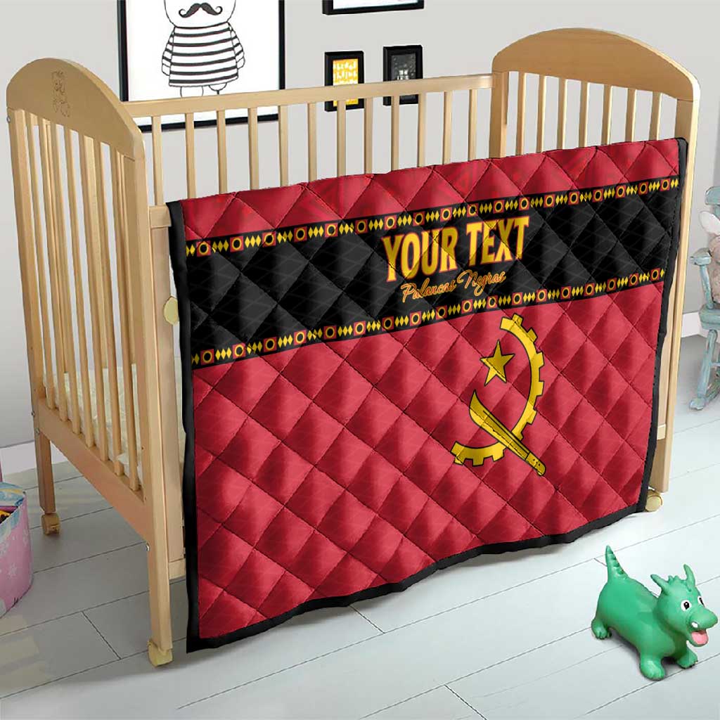 Custom Angola Football Quilt Viva Palancas Negras
