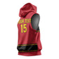 Custom Angola Football Sleeveless Hoodie Viva Palancas Negras - African Pride