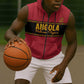 Custom Angola Football Sleeveless Zip Hoodie Viva Palancas Negras - African Pride