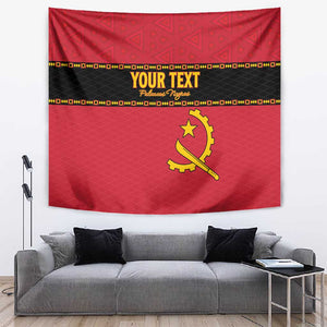 Custom Angola Football Tapestry Viva Palancas Negras