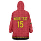 Custom Angola Football Wearable Blanket Hoodie Viva Palancas Negras