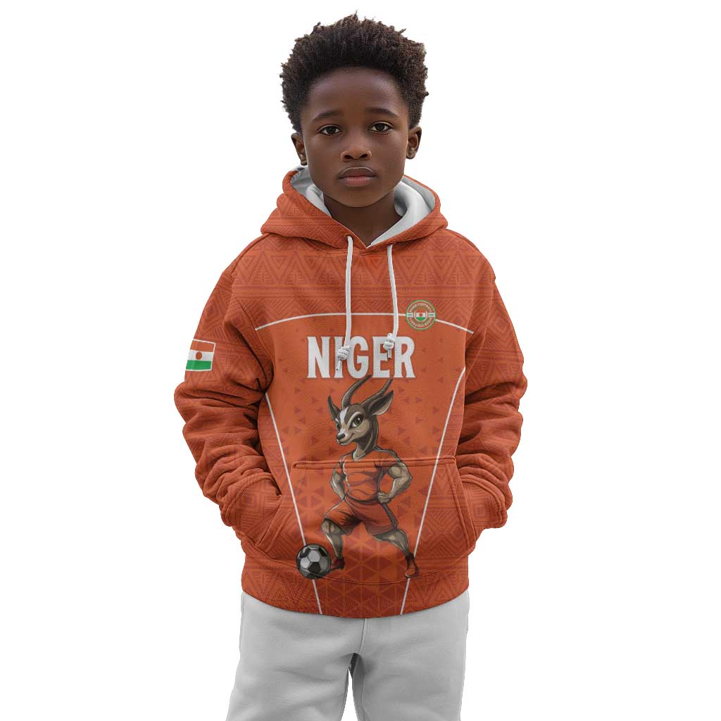 Custom Niger Football Kid Hoodie Allez Menas