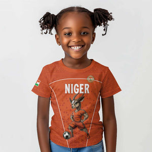 Custom Niger Football Kid T shirt Allez Menas