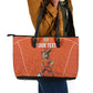 Custom Niger Football Leather Tote Bag Allez Menas