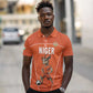 Custom Niger Football Polo Shirt Allez Menas