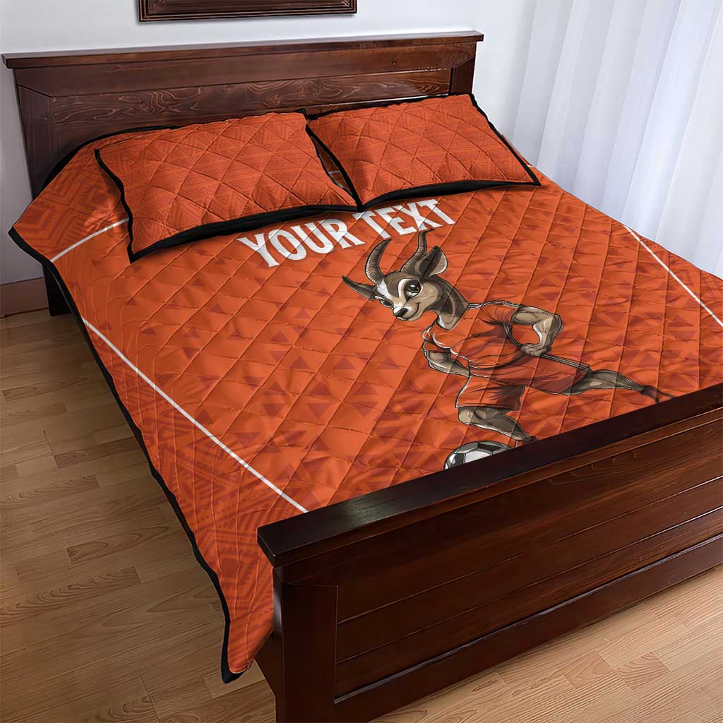 Custom Niger Football Quilt Bed Set Allez Menas