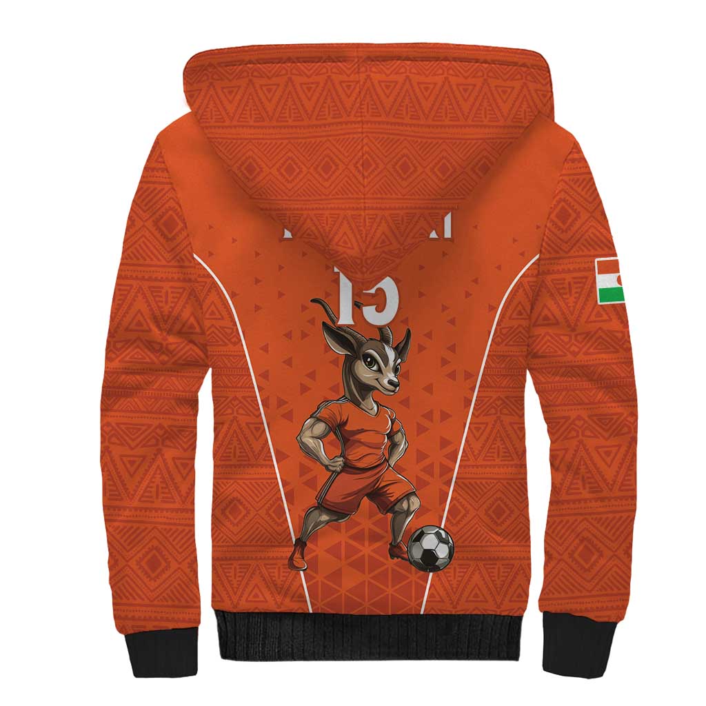 Custom Niger Football Sherpa Hoodie Allez Menas