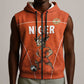 Custom Niger Football Sleeveless Zip Hoodie Allez Menas - African Pride