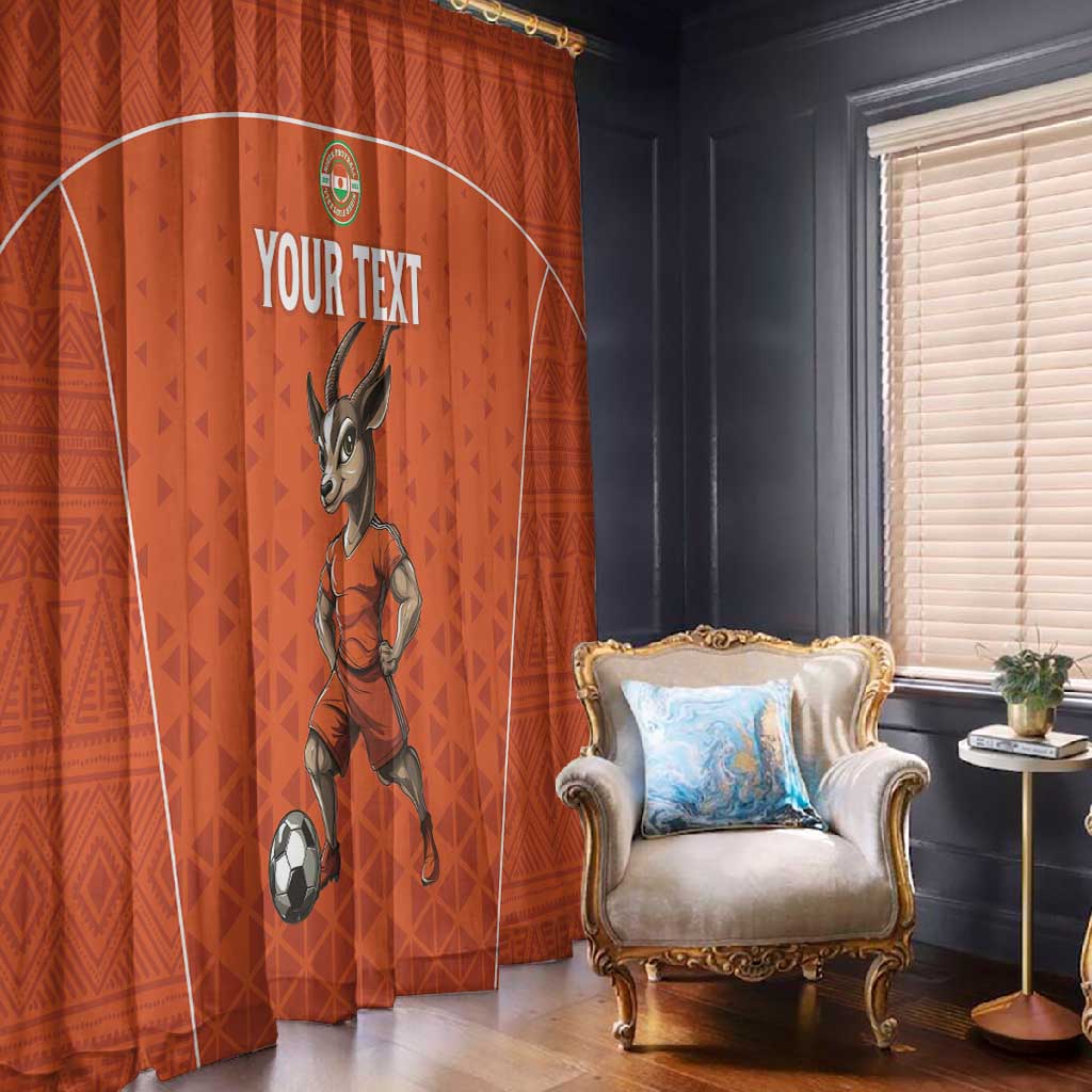 Custom Niger Football Window Curtain Allez Menas
