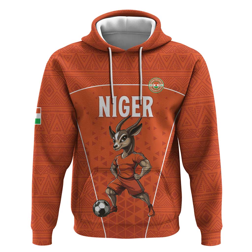 Custom Niger Football Zip Hoodie Allez Menas