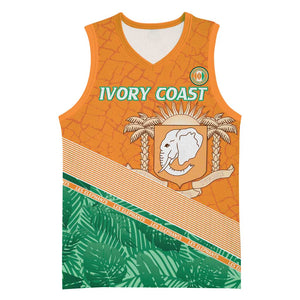Ivory Coast Rugby Custom Basketball Jersey Allez Les Elephants LT15