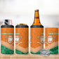 Ivory Coast Rugby Custom 4 in 1 Can Cooler Tumbler Allez Les Elephants