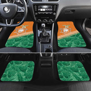 Ivory Coast Rugby Custom Car Mats Allez Les Elephants