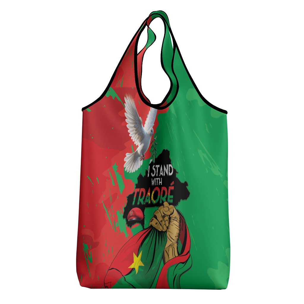 Burkina Faso I Stand With Traore Grocery Bag