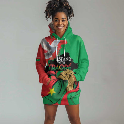 Burkina Faso I Stand With Traore Hoodie Dress