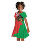 Burkina Faso I Stand With Traore Kid Short Sleeve Dress