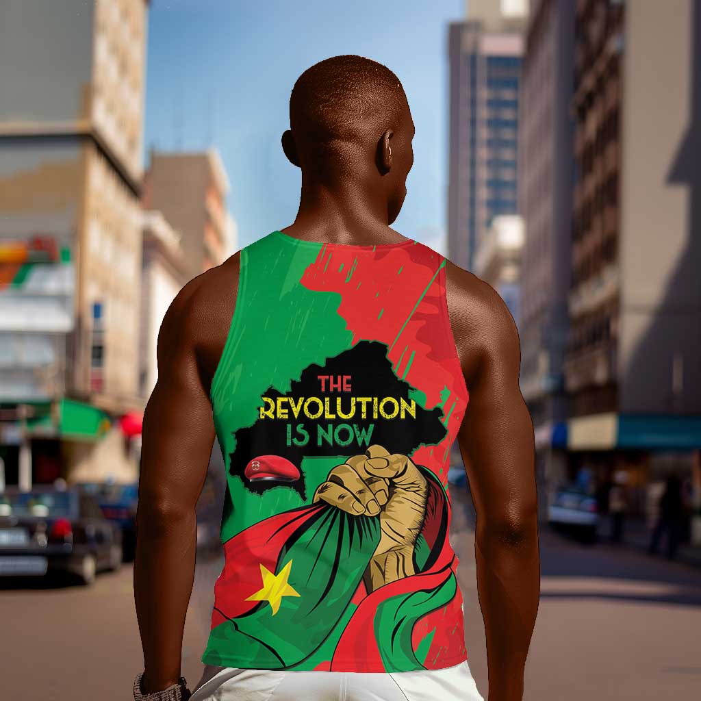 Burkina Faso I Stand With Traore Men Tank Top