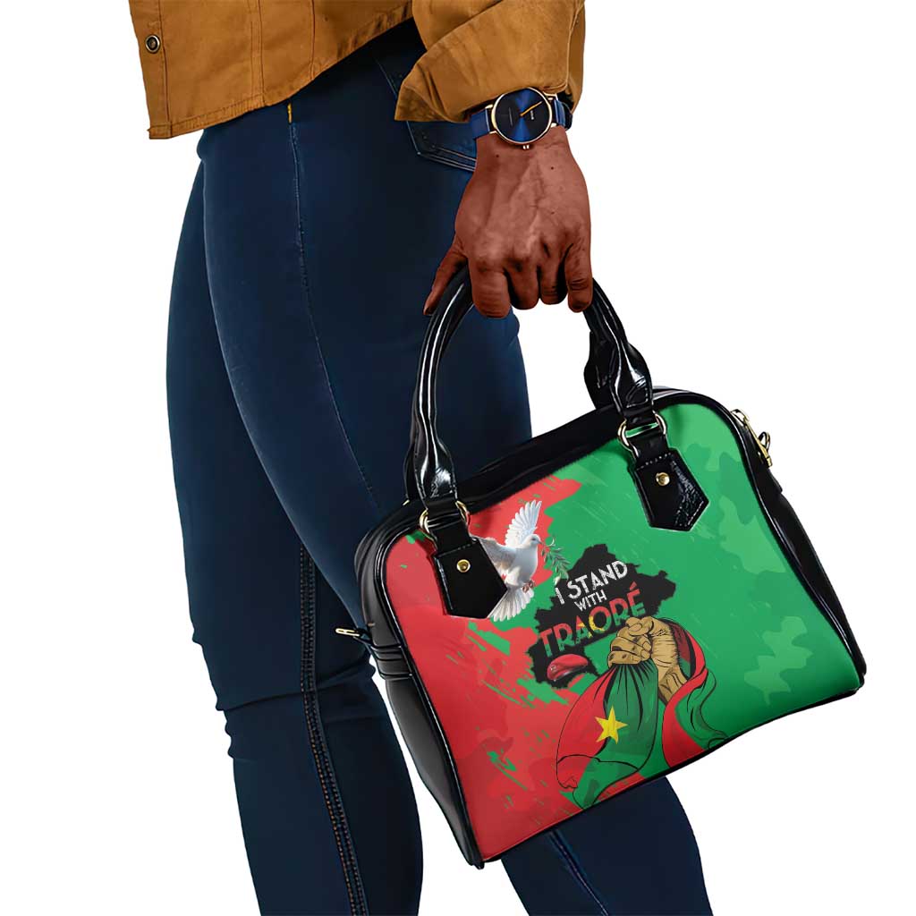 Burkina Faso I Stand With Traore Shoulder Handbag