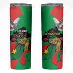 Burkina Faso I Stand With Traore Skinny Tumbler