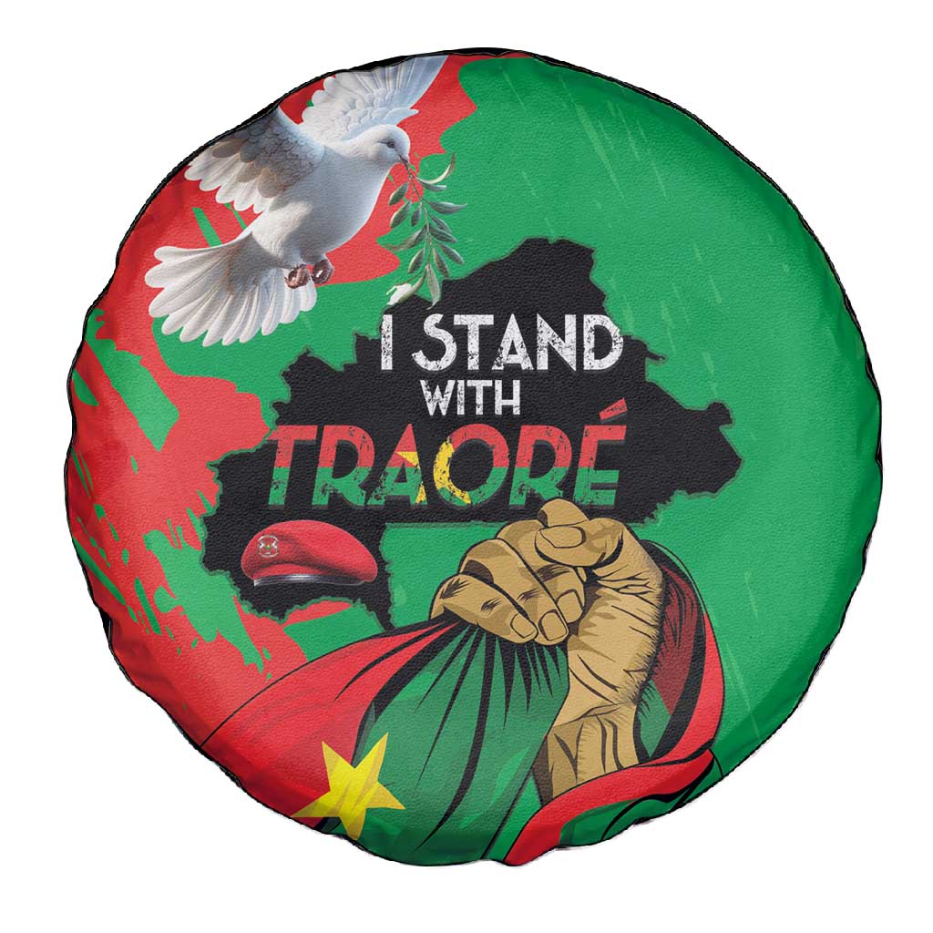 Burkina Faso I Stand With Traore Spare Tire Cover