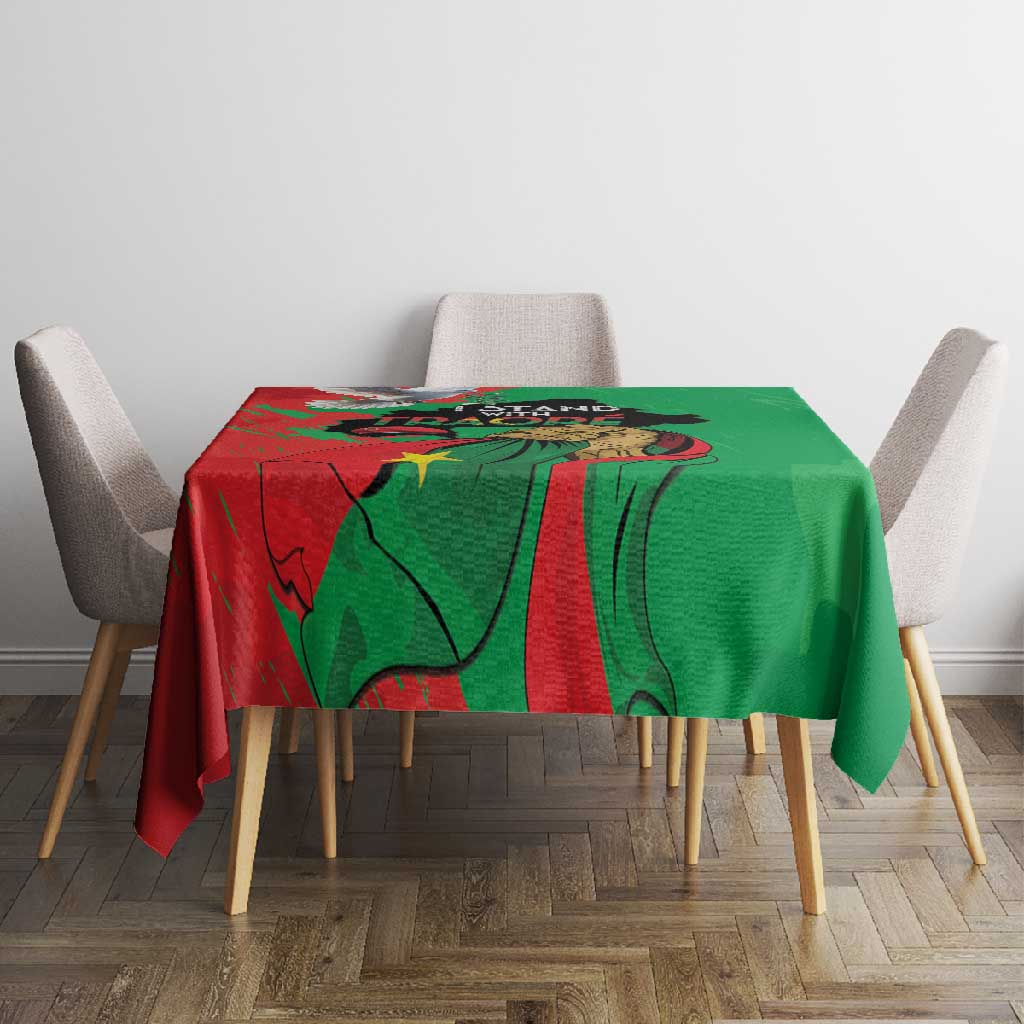 Burkina Faso I Stand With Traore Tablecloth
