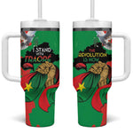 Burkina Faso I Stand With Traore Tumbler With Handle