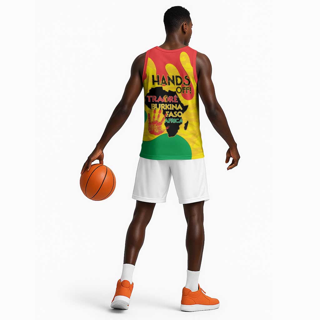 Hands Off Traore Burkina Faso Africa Basketball Jersey Military Pattern LT15