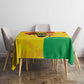 Hands Off Traore Burkina Faso Africa Tablecloth Military Pattern