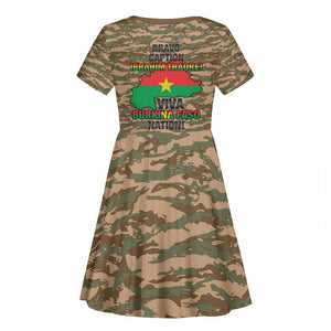 Bravo Caption Traore! Viva Burkina Faso Nation! Kid Short Sleeve Dress