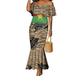 Bravo Caption Traore! Viva Burkina Faso Nation! Mermaid Dress