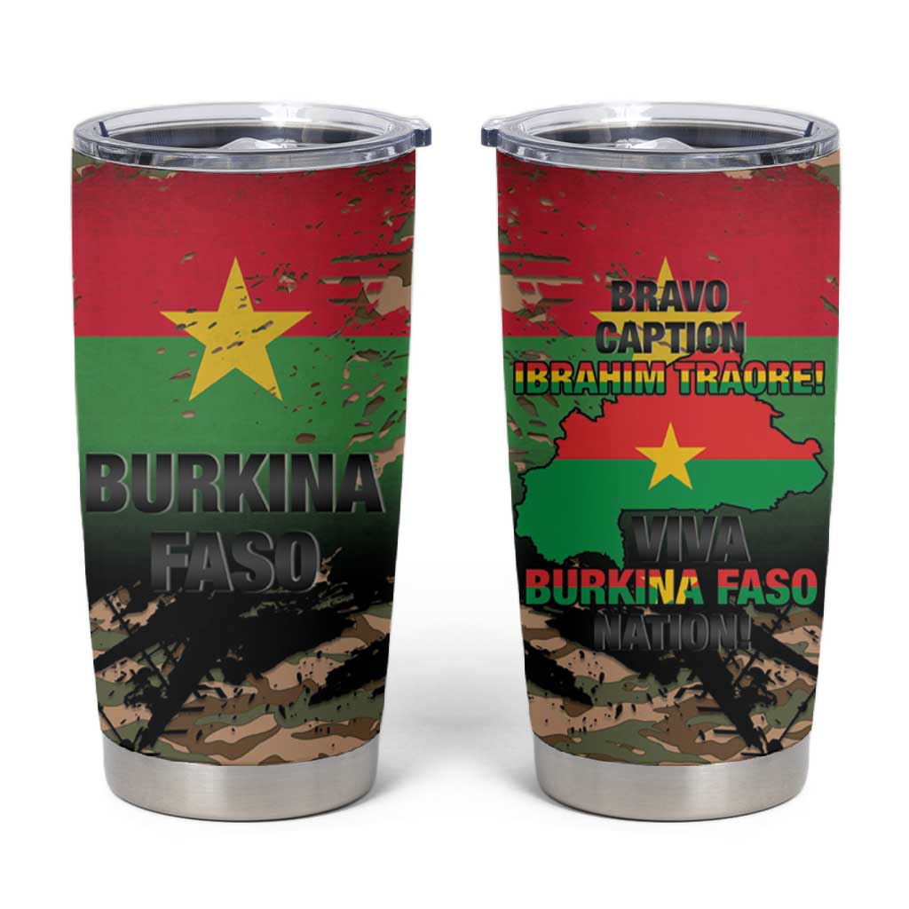 Bravo Caption Traore! Viva Burkina Faso Nation! Tumbler Cup
