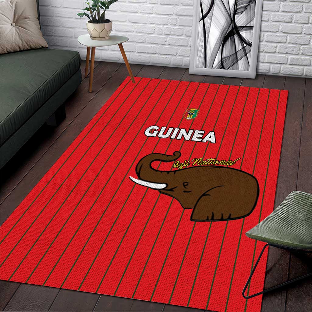 Guinea Football Area Rug Allez Syli National - African Pride