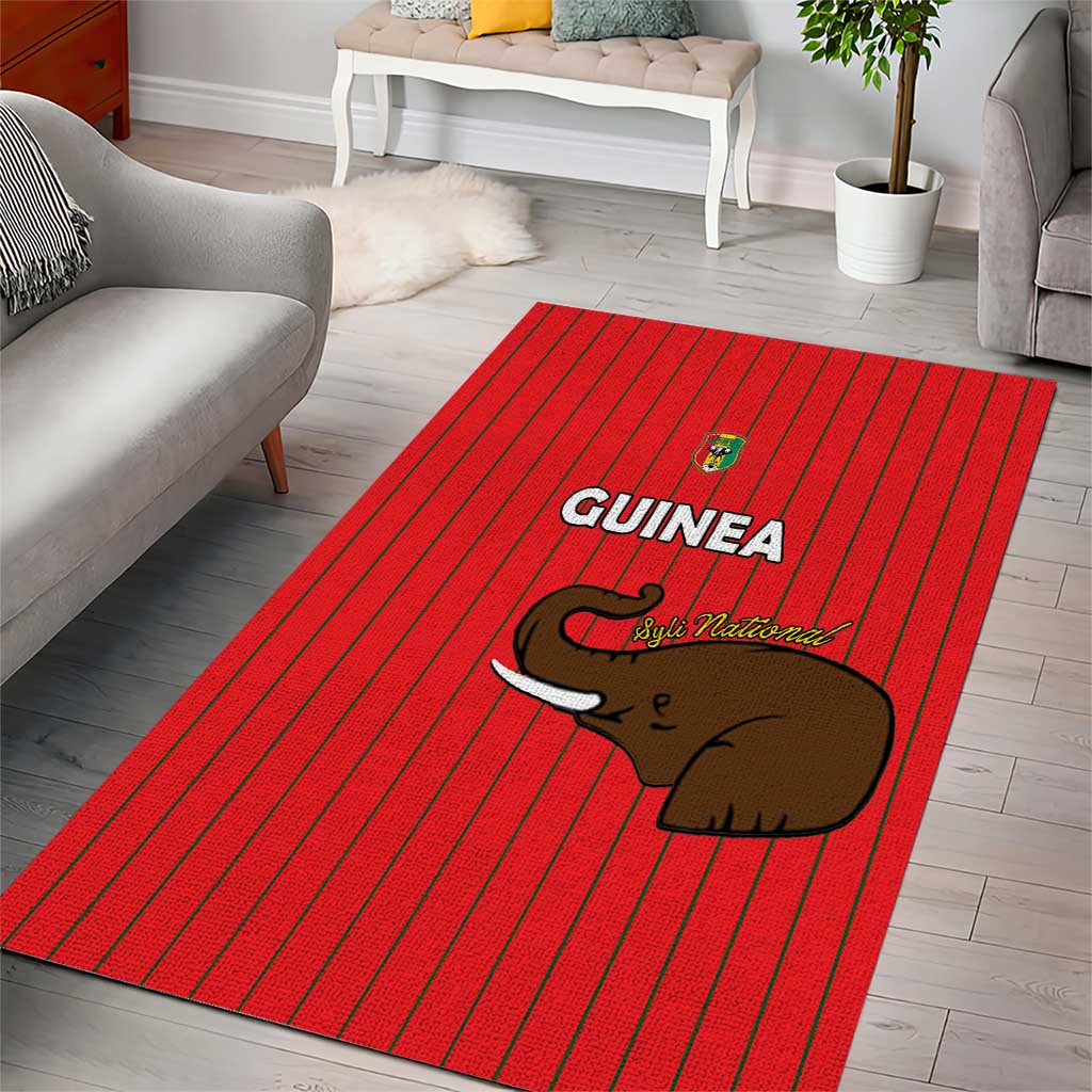 Guinea Football Area Rug Allez Syli National - African Pride