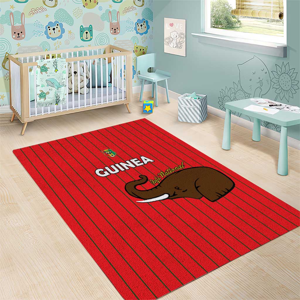 Guinea Football Area Rug Allez Syli National - African Pride