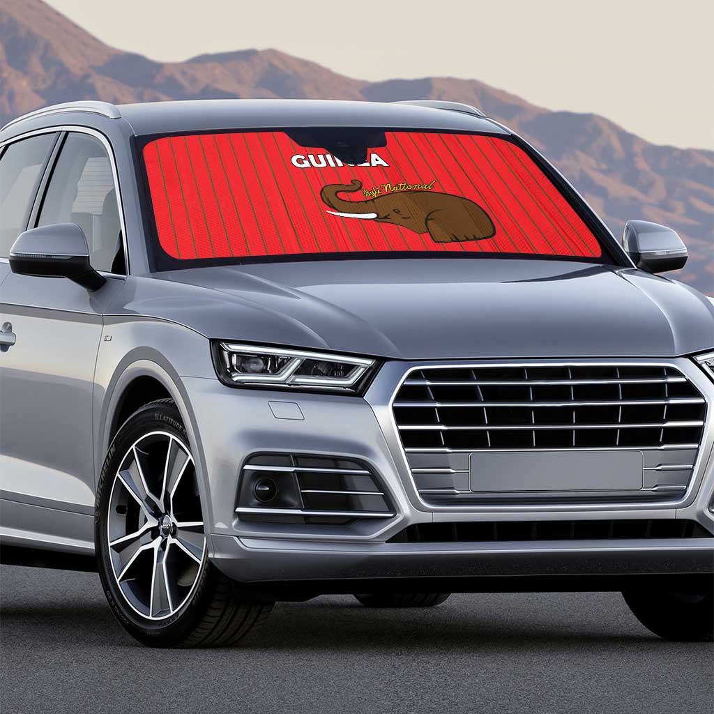 Guinea Football Auto Sun Shade Allez Syli National