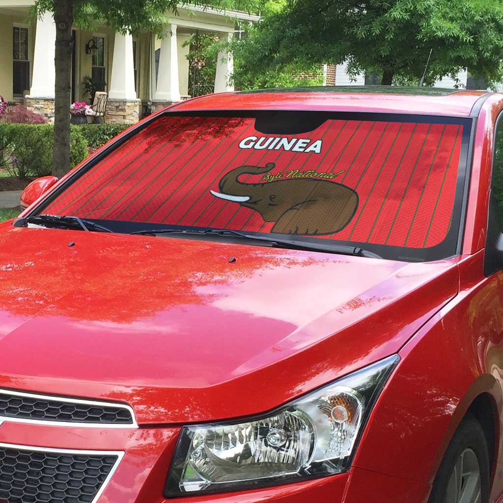 Guinea Football Auto Sun Shade Allez Syli National