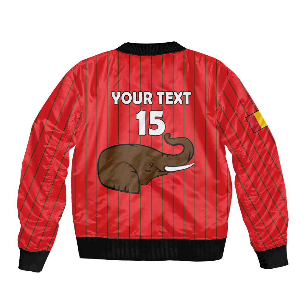 Guinea Football Custom Bomber Jacket Allez Syli National - African Pride