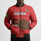 Custom Guinea Football Bomber Puffer Jacket Allez Syli National