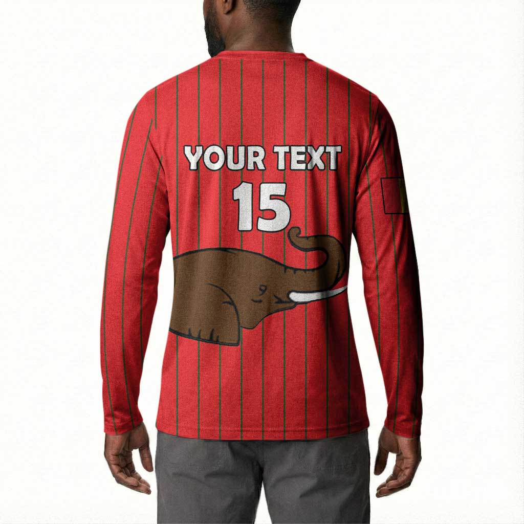 Custom Guinea Football Button Sweatshirt Allez Syli National